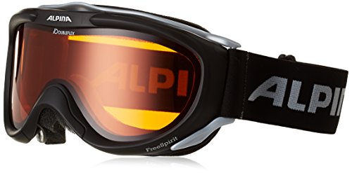 Alpina Skibrille FreeSpirit, schwarz transparent dlh (black transparent dlh), One size, A7008-131
